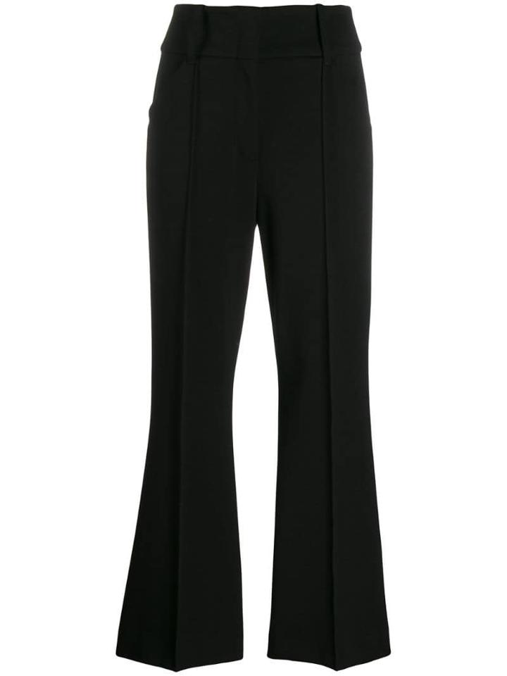 Dorothee Schumacher Pintuck Flared Trousers - Black