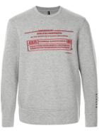 Blackbarrett Disclaimer Sweatshirt - Grey