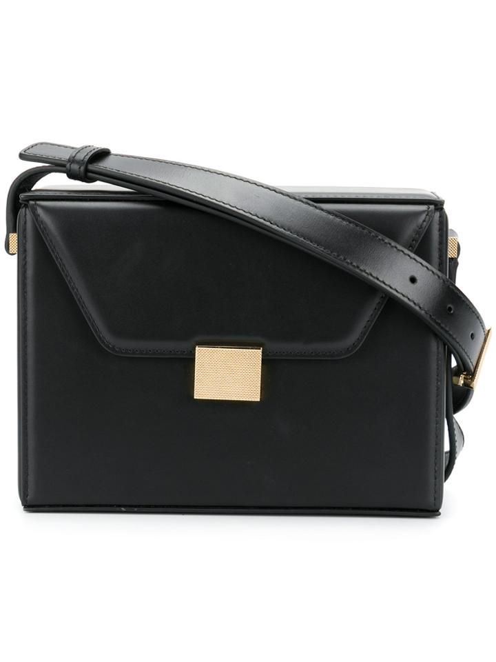 Victoria Beckham Square Structured Shoulder Bag - Black
