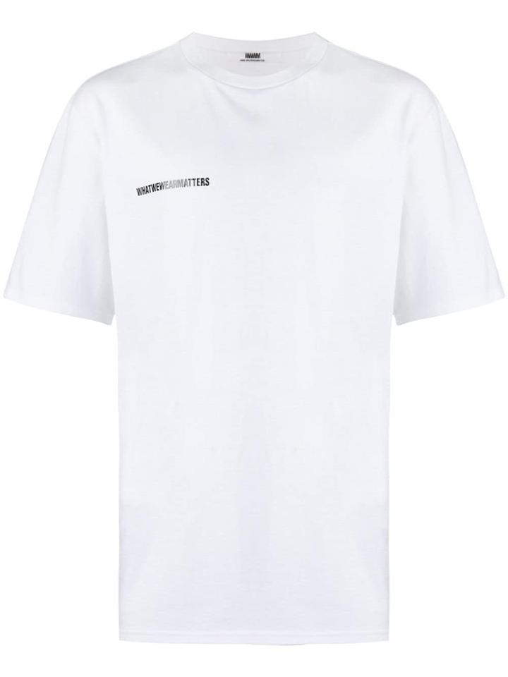 Wwwm Logo Short-sleeve T-shirt - White