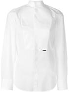 Dsquared2 'china Tux' Shirt, Women's, Size: 42, White, Cotton/spandex/elastane