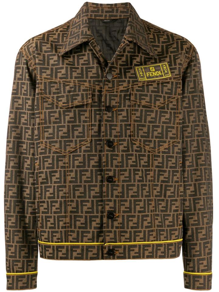 Fendi All-over Ff Shirt Jacket - Brown