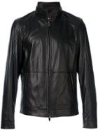 Michael Kors Collection Zip Up Racer Jacket - Black