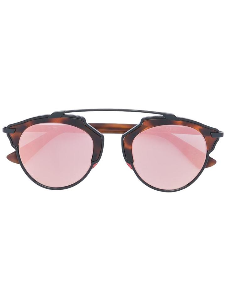 Dior Eyewear 'so Real' Sunglasses - Brown