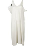 Serien&deg;umerica Cold Shoulder Jersey Dress - White