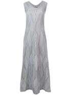 Issey Miyake Textured Pleat Dress - Grey