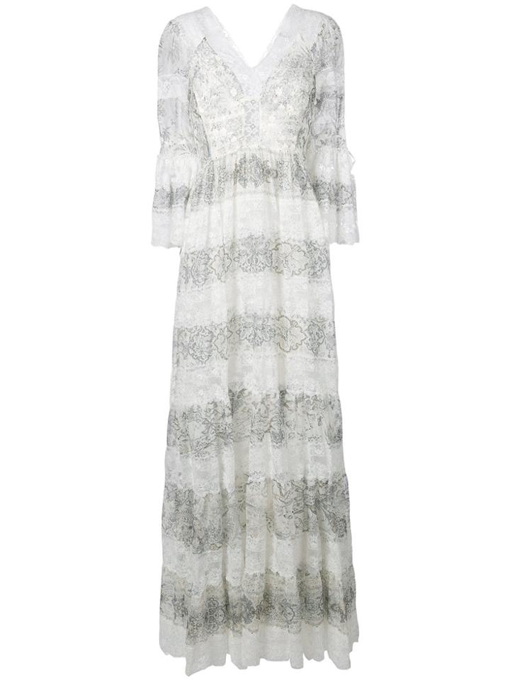 Etro Long Lace Dress - White
