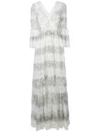 Etro Long Lace Dress - White