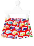Mc2 Saint Barth Kids - Van Print Swim Shorts - Kids - Polyamide/polyester/spandex/elastane - 12 Mth, Red