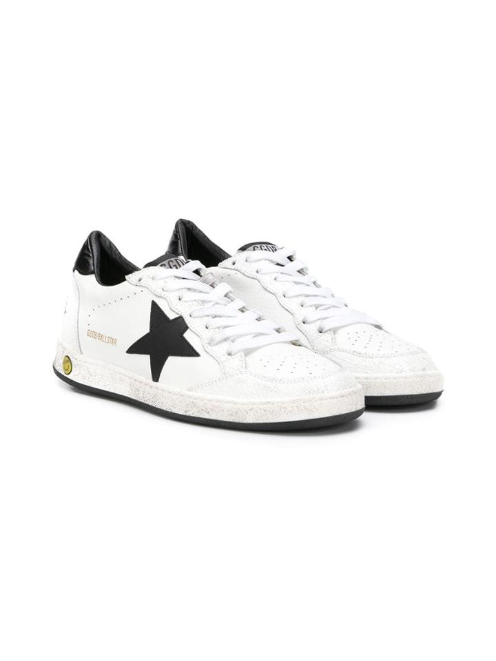 Golden Goose Kids Teen Ballstar Low-top Sneakers - White