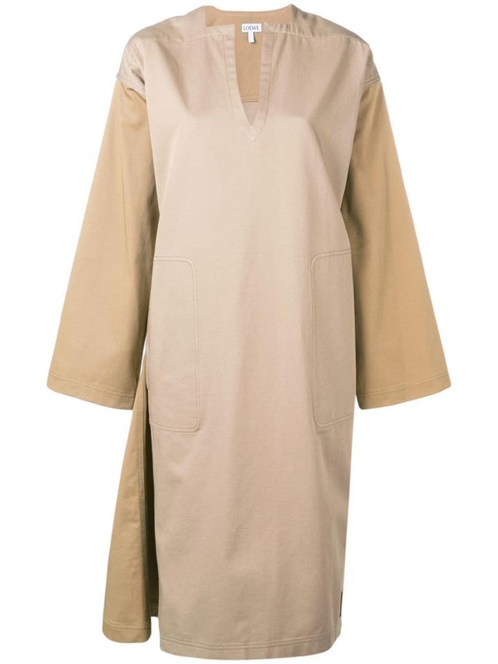 Loewe Tunic Midi Dress - Brown