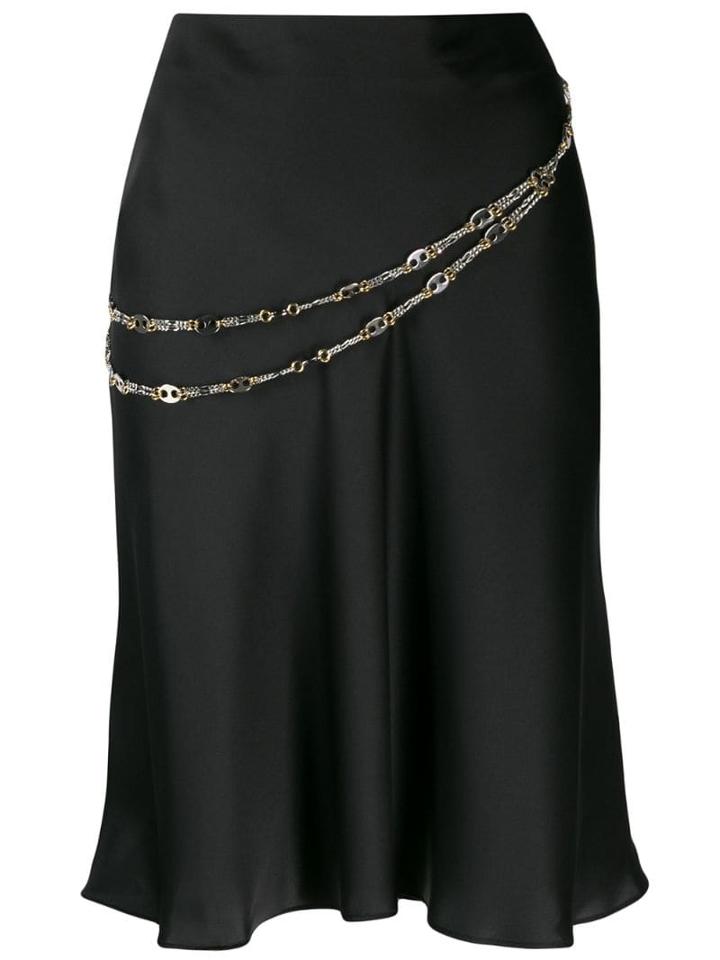 Paco Rabanne Chain Detail Skirt - Black