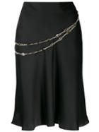 Paco Rabanne Chain Detail Skirt - Black