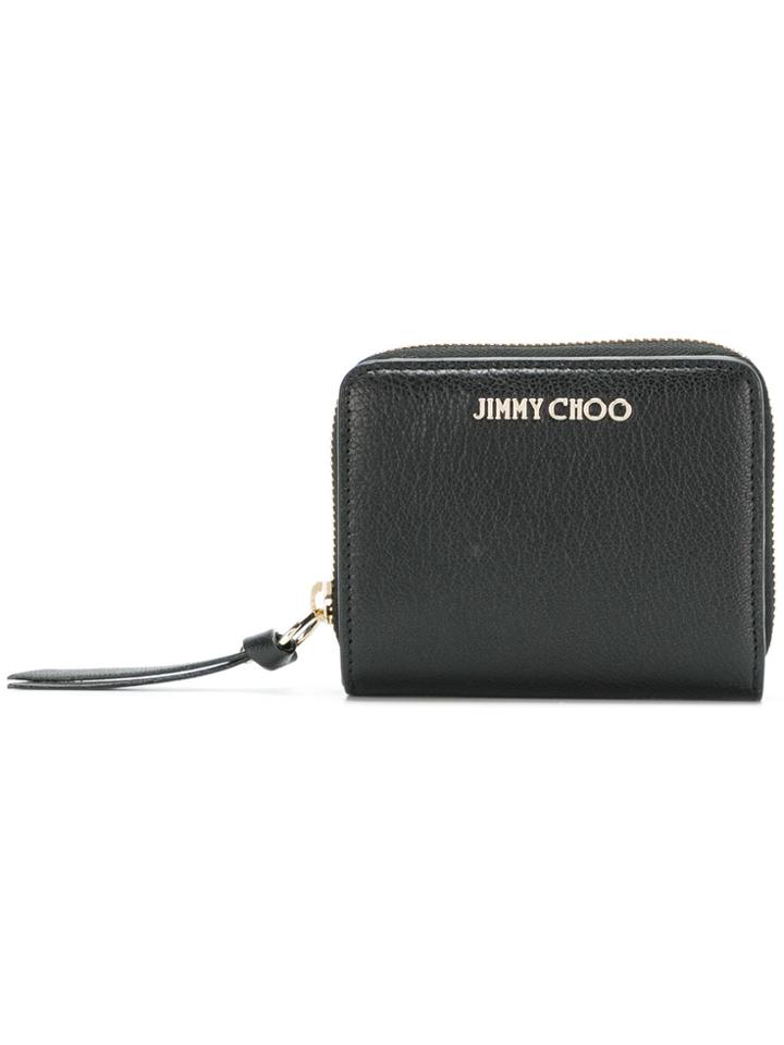 Jimmy Choo Regina Small Wallet - Black