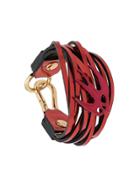 Mcq Alexander Mcqueen Multiple Straps Bracelet - Red