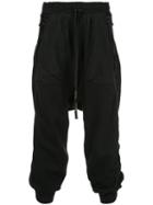 Boris Bidjan Saberi Drop Crotch Sweatpants - Black