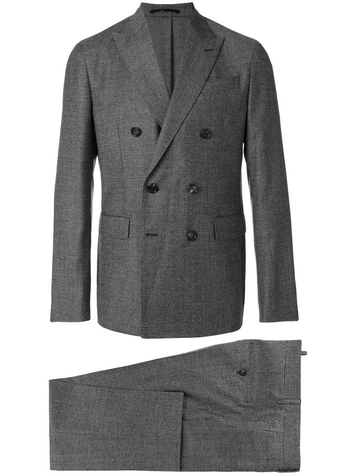 Dsquared2 - Classic Double-breasted Suit - Men - Polyester/viscose/virgin Wool - 50, Black, Polyester/viscose/virgin Wool
