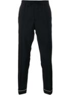 Valentino Straight Leg Trousers, Men's, Size: 48, Blue, Cotton/mohair/wool
