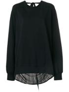 Ann Demeulemeester Oversized Sweatshirt - Black