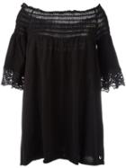 Twin-set Off-shoulder Blouse, Women's, Size: 44, Black, Cotton