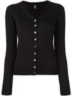 Eleventy Button Down Cardigan, Women's, Size: Xs, Black, Silk/merino