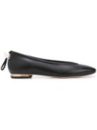 Nicholas Kirkwood Pearl Detail Ballerina Shoes - Black