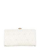 Christian Dior Pre-owned Beehive Pattern Clutch - White