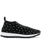 Jimmy Choo Norway Pearl Embellished Sneakers - Black