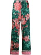 F.r.s For Restless Sleepers Print Straight-leg Trousers - Green