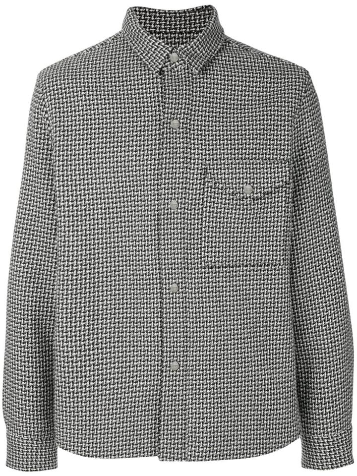 Ami Alexandre Mattiussi Snap-buttoned Overshirt - Grey