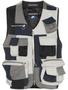 Clothsurgeon Reconstructed Patch Utility Vest - Multicolour