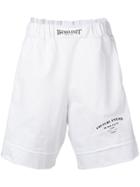 Ih Nom Uh Nit Logo Layered Shorts - White