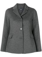 's Max Mara Buttoned Up Fitted Jacket - Grey