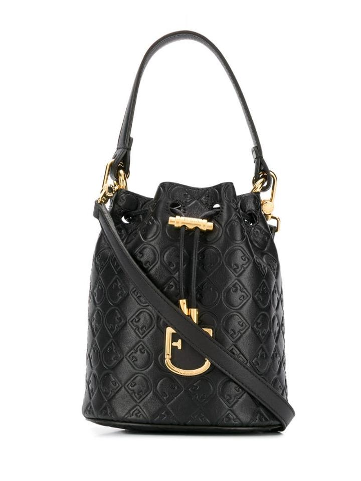 Furla Corona Small Bucket Bag - Black