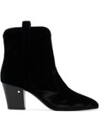 Laurence Dacade Sheryll 70 Velvet Ankle Boots - Black