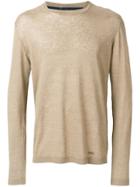 Woolrich Long-sleeve Fitted Sweater - Brown