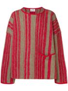 Acne Studios Boat Neck Sweater - Red