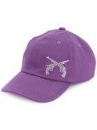 Roarguns Embellished Guns Hat - Pink & Purple