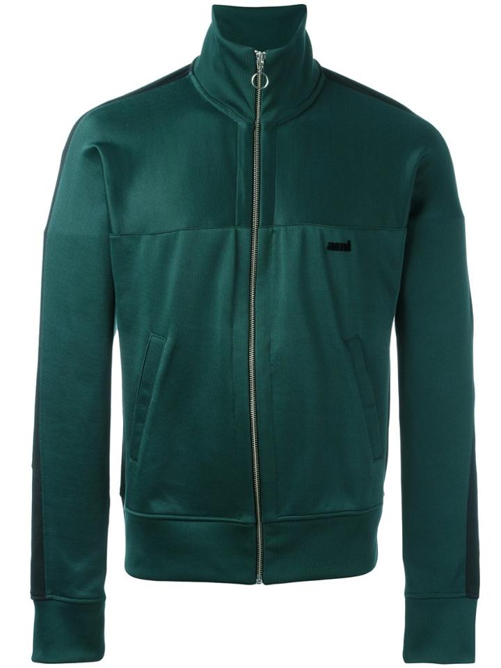 Ami Alexandre Mattiussi Zipped Track Jacket - Green