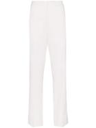 Burberry Harborough Straight-leg Trousers - White