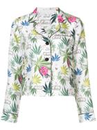 Fleur Du Mal Floral Printed Pyjama Top - White