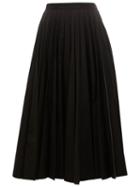 Junya Watanabe Comme Des Garçons Pleated Skirt, Women's, Size: Small, Black, Polyester