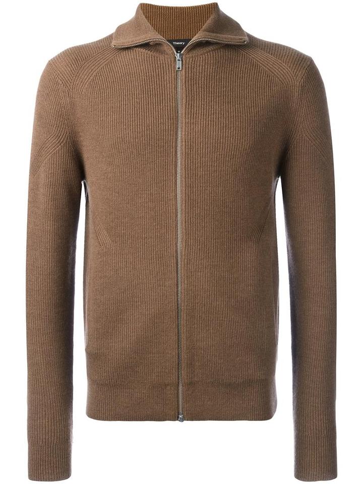 Theory 'ronzons' Cardigan, Men's, Size: Medium, Brown, Merino