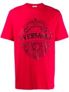 Versace Collection Logo Print T-shirt - Red
