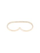 Lizzie Mandler Fine Jewelry Double Finger Ring - Metallic
