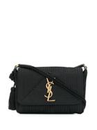 Saint Laurent Monogram Tassel Bag - Black