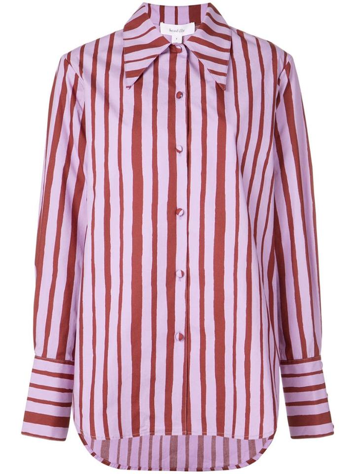 Beaufille Striped Shirt - Purple