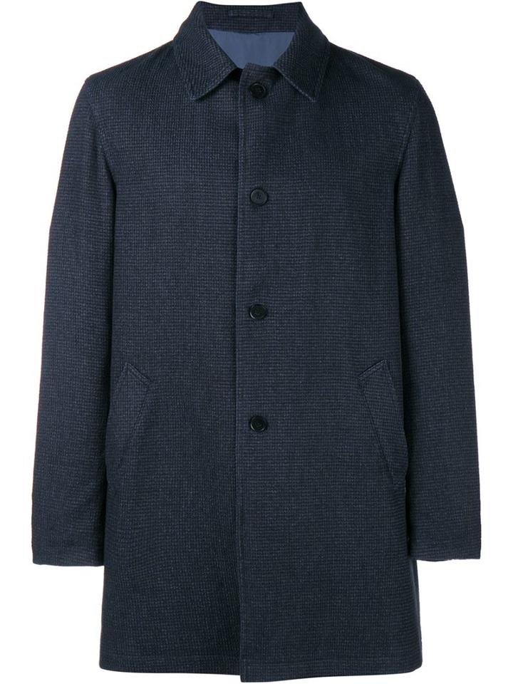 Lardini Reversible Coat, Men's, Size: 50, Blue, Cotton/linen/flax/nylon
