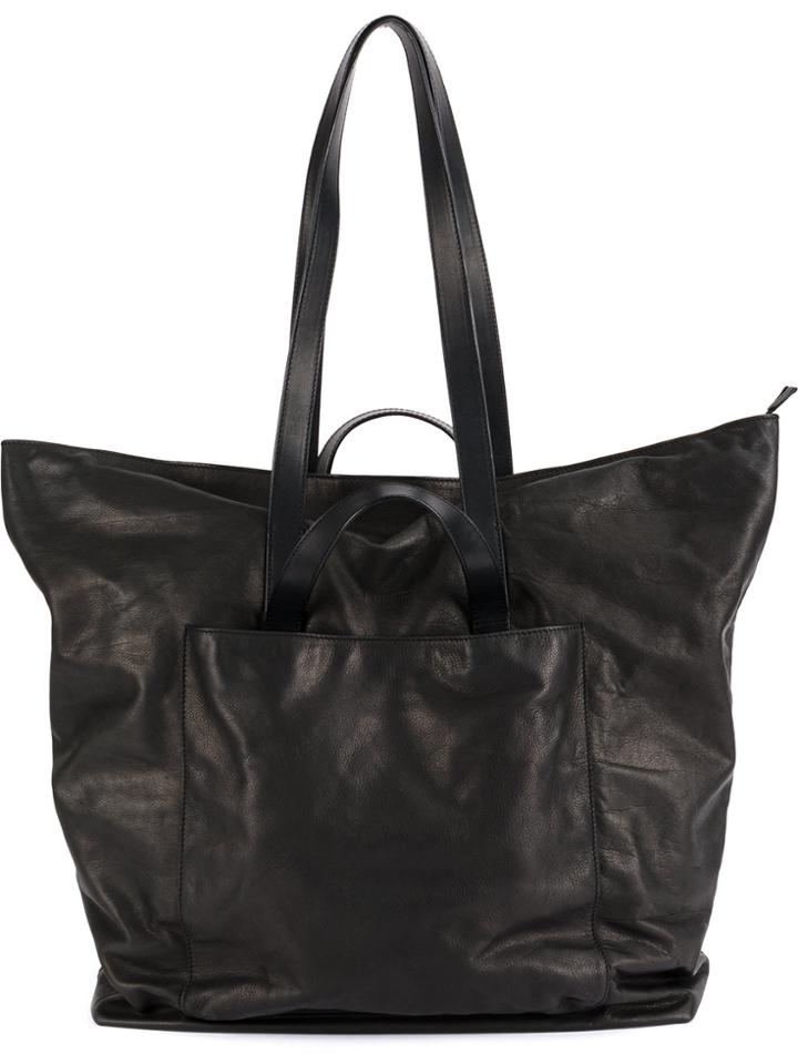 Ann Demeulemeester Large Slouchy Shoulder Bag - Black
