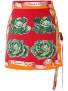 Dolce & Gabbana St. Cabbage Mini Skirt - Multicolour